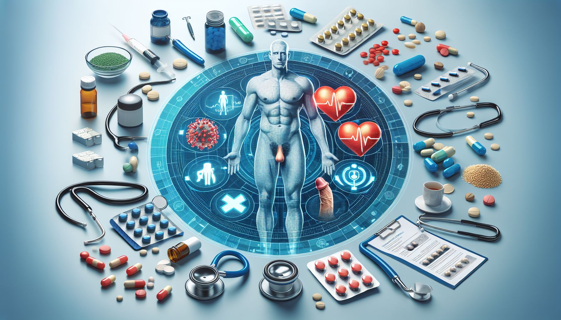 Erectile Dysfunction Treatment Options Infographic